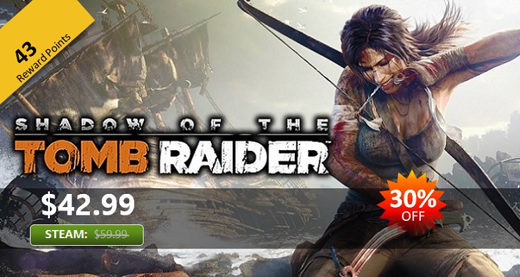 Shadow of the Tomb Raider key- Steam - Click Image to Close